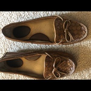 Frye brown leather loafers size 7.5